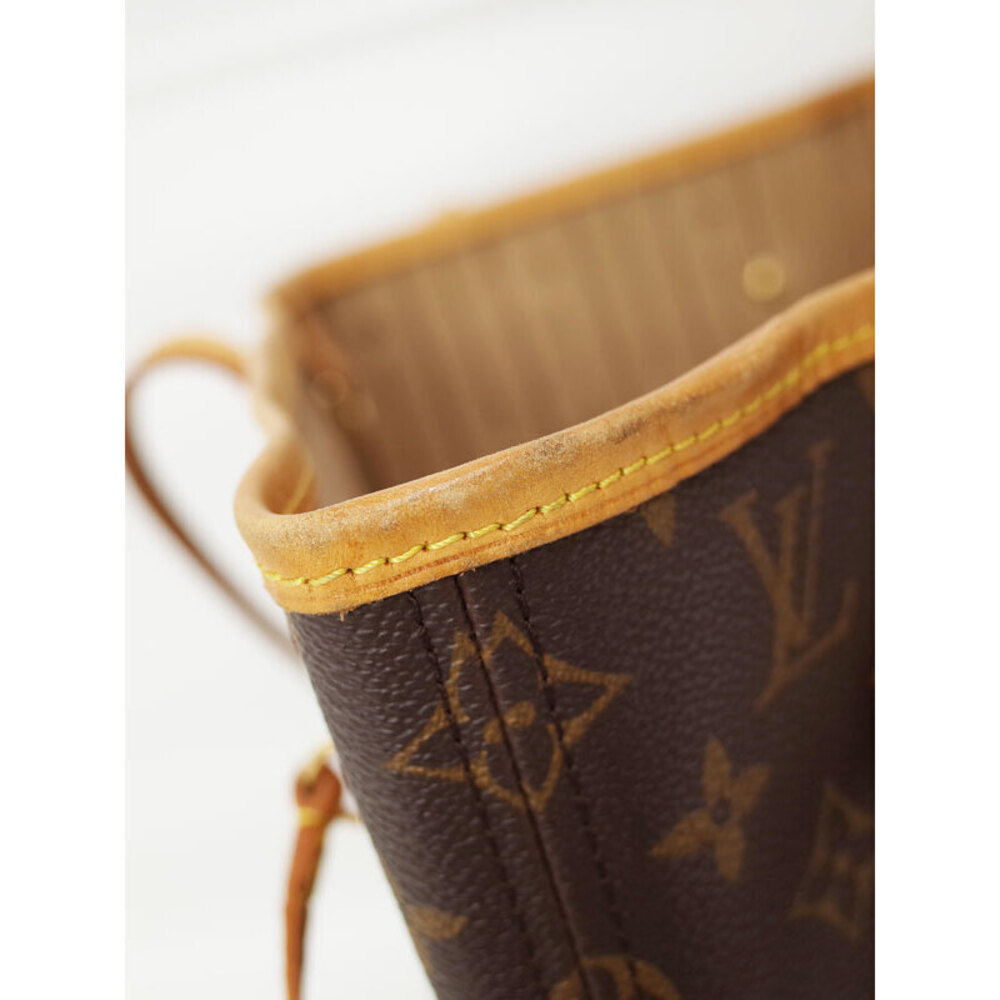 Louis Vuitton Monogram Leather Brown Neverfull Tote Bag - Picture 4 of 8